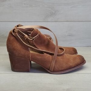 Corso Como Womens Ankle Suede Western Heels boots shoes sz 9M